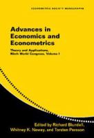 Advances in economics and econometrics : theory and applications, Ninth World Congress.