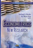 Econometrics : new research /