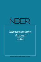 NBER macroeconomics annual 2002 /