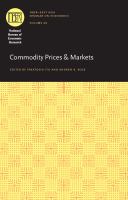 Commodity prices and markets /