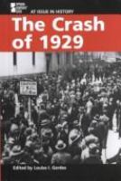 The crash of 1929 /