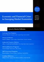 Economic and financial crises in emerging market economies /