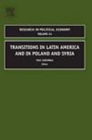 Transitions in Latin America and in Poland and Syria /