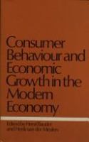Consumer behaviour and economic growth in the modern economy /