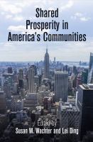 Shared prosperity in America's communities /