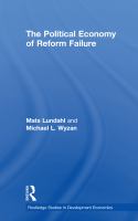 The political economy of reform failure /