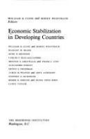 Economic stabilization in developing countries /