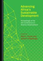 Advancing Africa's sustainable development : proceedings of the 4th conference on science advancement /