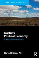 Darfur's political economy : a quest for development /
