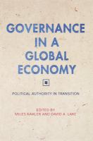 Governance in a global economy : political authority in transition /