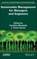 Sustainable management for managers and engineers /
