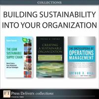 Building sustainability into your organization (collection) /