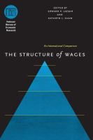 The structure of wages : an international comparison /