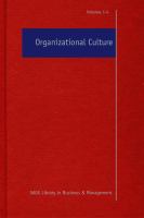 Organizational culture /