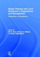 Global themes and local variations in organization and management : perspectives on glocalization /