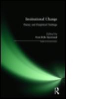Institutional change : theory and empirical findings /