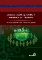 Corporate social responsibility in management and engineering /