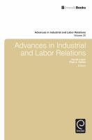 Advances in industrial and labor relations.