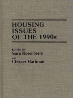 Housing issues of the 1990s /