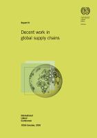 Decent work in global supply chains /