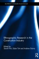 Ethnographic research in the construction industry /