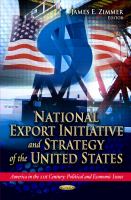 National export initiative and strategy of the United States /
