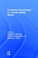 Consumer psychology in a social media world /