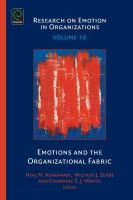 Emotions and the organizational fabric /