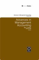 Advances in management accounting.