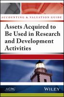 Assets acquired to be used in research and development activities.