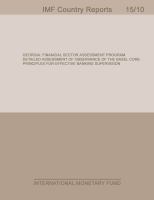 Georgia Financial Sector Assessment Program : Detailed Assessment of Observance of the Basel Core Principles for Effective Banking Supervision /