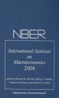 NBER International Seminar on Macroeconomics.
