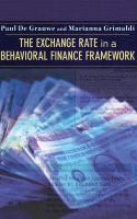 The exchange rate in a behavioral finance framework /
