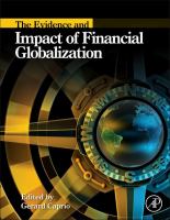 The evidence and impact of financial globalization /