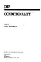 IMF conditionality /