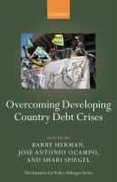 Overcoming developing country debt crises /