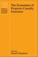 The economics of property-casualty insurance /