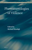 Phenomenologies of violence /