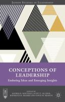 Conceptions of leadership : enduring ideas and emerging insights /