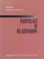 Individuals in relationships /