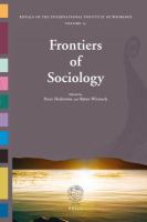 Frontiers of sociology /
