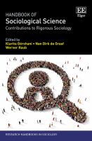Handbook of sociological science : contributions to rigorous sociology /