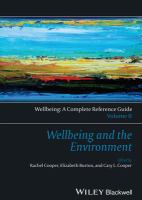 Wellbeing, a complete reference guide.