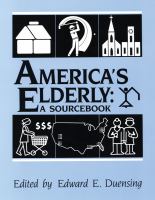 America's elderly : a sourcebook /