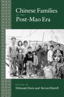 Chinese families in the post-Mao era /