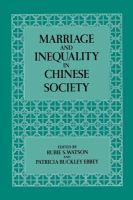 Marriage and inequality in Chinese society /