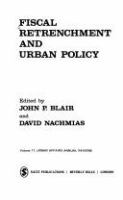 Fiscal retrenchment and urban policy /