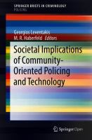 Societal implications of community-oriented policing and technology /
