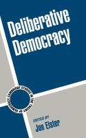 Deliberative democracy /