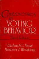 Controversies in voting behavior /